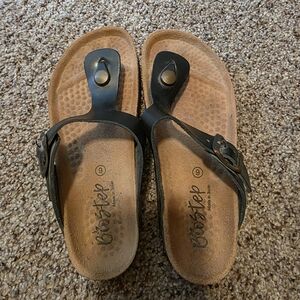 Blowfish Black and Tan Sandals